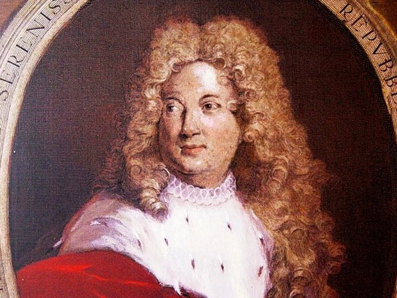 1640-Gérard Edelinck - Ritratto per l'elezione a Doge di Genova di Giannettino Odone. Da un dipinto di Tortebat